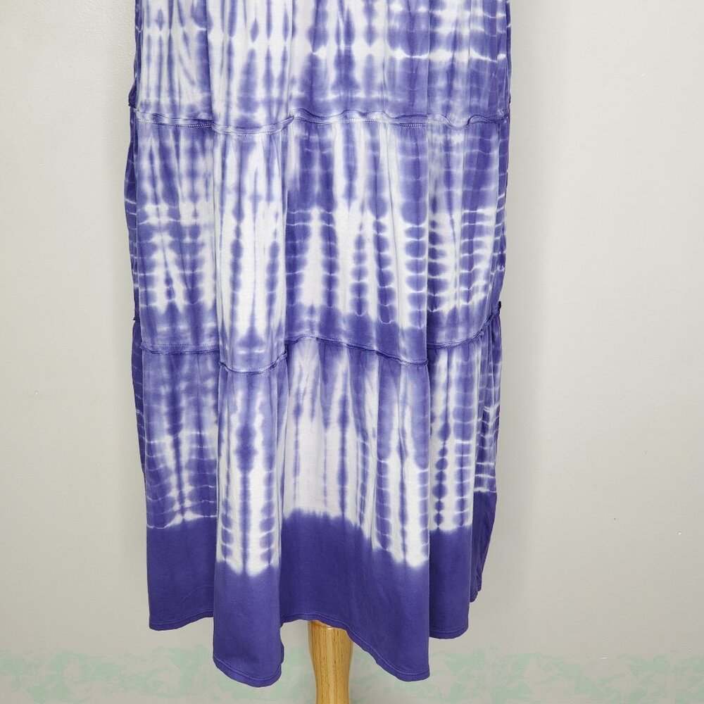 Catherines Tie Dye Sleeveless Pullover V-Neck Dress NEW NWT Size 2X, 22/24W - Picture 4 of 16